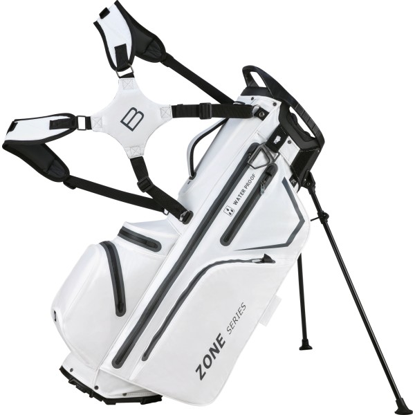 Bennington Stand Bag ZONE - Waterproof White/Canon/Grey