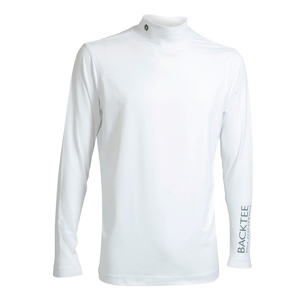 BACKTEE Mens First Skin Turtle Neck, Optical white, vel.M