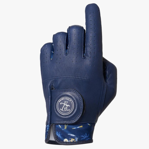Skins golfová rukavice cabretta The Good Life Navy 