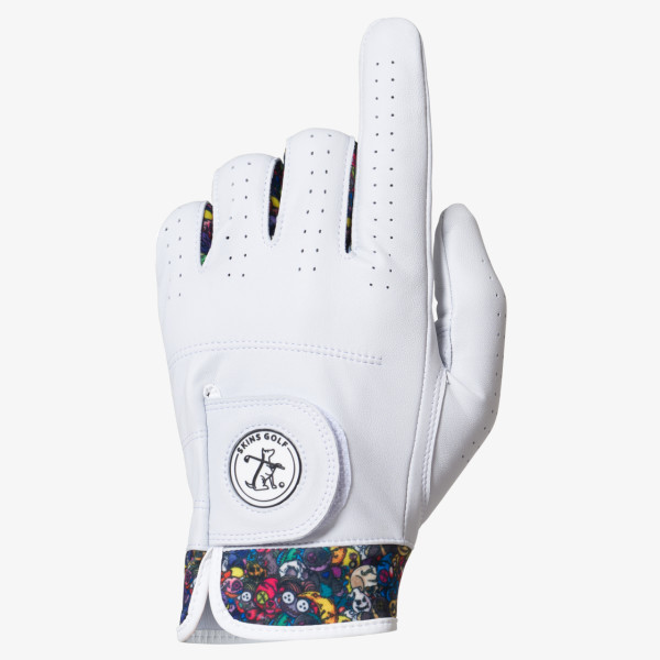 Skins golfová rukavice cabretta Voodoo People 