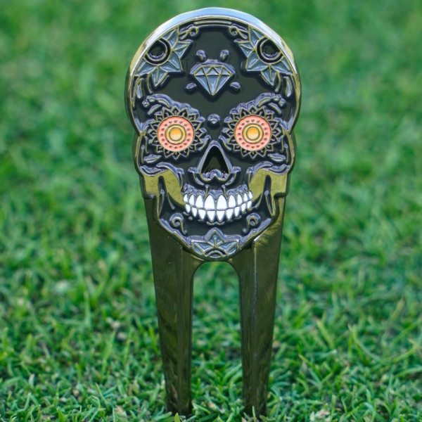 Skins golfové vypichovátko Dia de los Muertos Black 