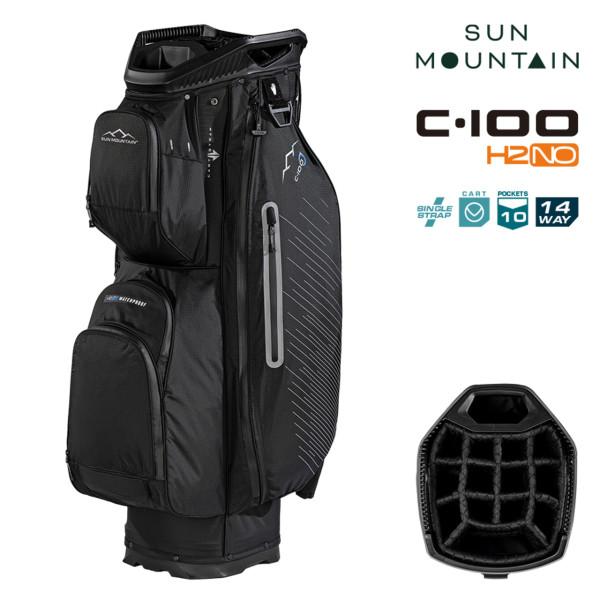 Sun Mountain H2NO C100 Waterproof Cart Bag  14 WAY