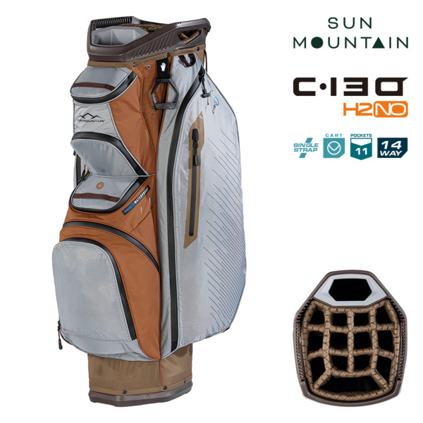 Sun Mountain H2NO C130 Waterproof Cart Bag  14 WAY