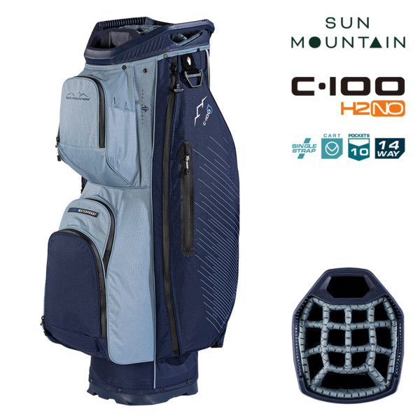 Sun Mountain H2NO C100 Waterproof Cart Bag  14 WAY