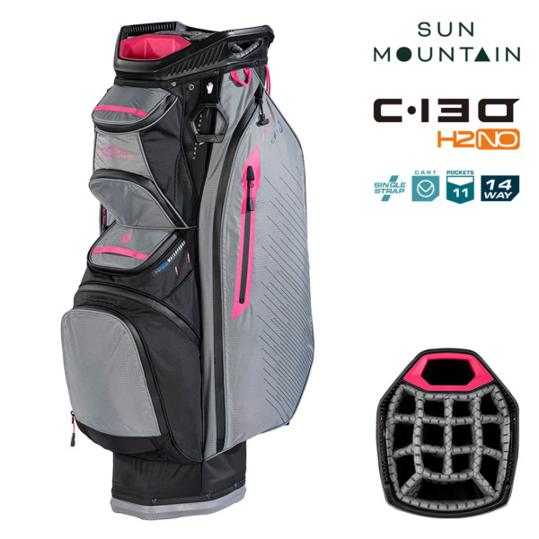 Sun Mountain H2NO C130 Waterproof Cart Bag  14 WAY