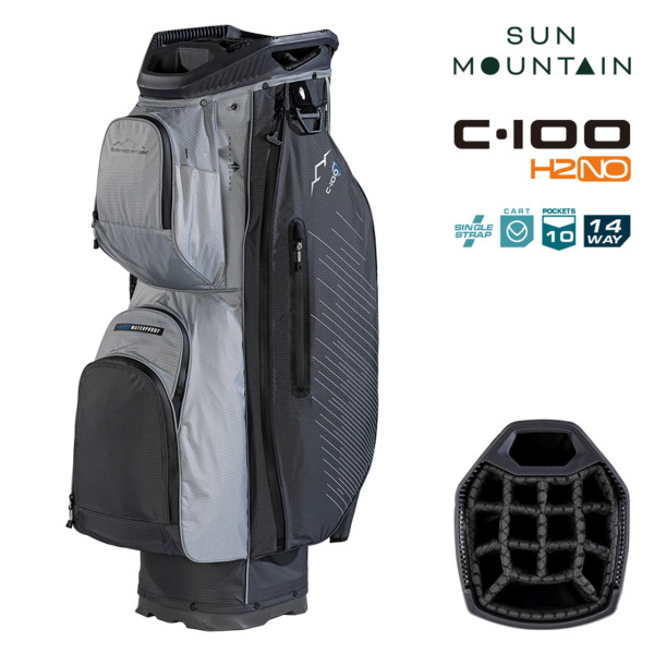 Sun Mountain H2NO C100 Waterproof Cart Bag  14 WAY