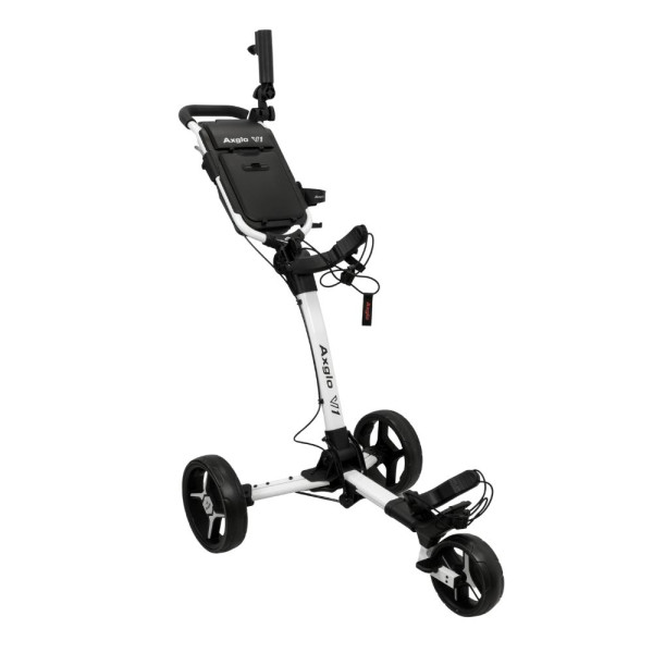 AXGLO V1 ruční tříkolový golfový vozík White/Grey