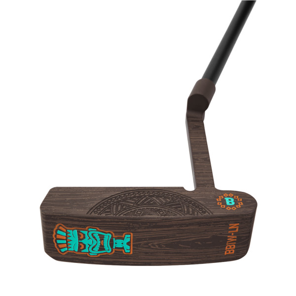 Tiki-Limited Run Putters-Tiki-BB1 W Long Neck - Flymill/Fancy - Standard grip