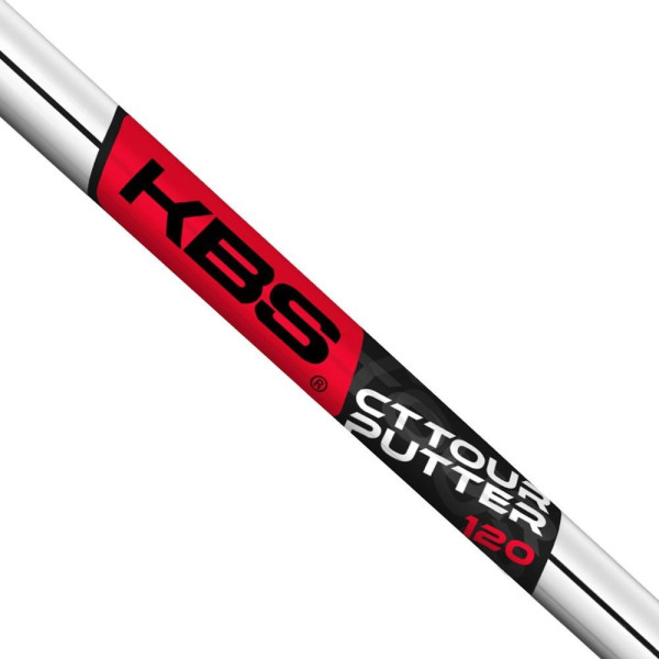 KBS CT PUTTER SHAFTS CHROME SINGLE BEND .355" Taper