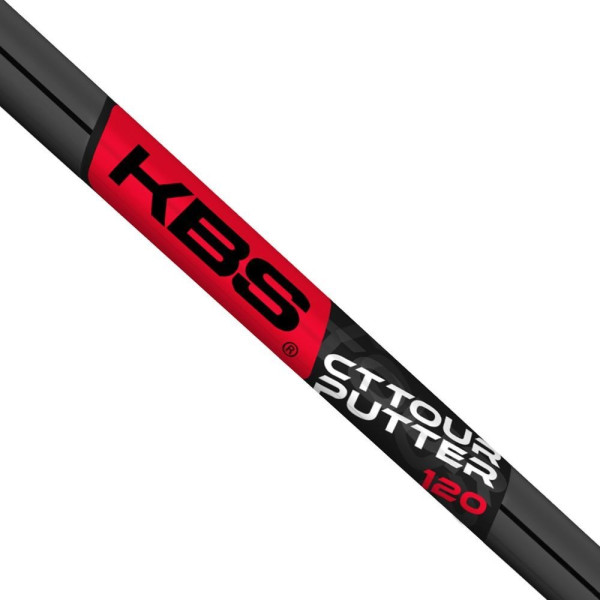 KBS CT PUTTER SHAFTS BLACK GLOSS SINGLE BEND .370" Parallel