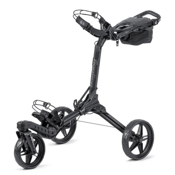 Ruční tříkolový golfový vozík Bag Boy Nitron Swivel 360° Black/Slate