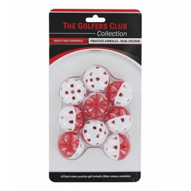 AIRSTREAM White/Red BALL 9 PACK