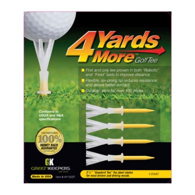 GOLF TEE 4YDS  MORE - STD YELLOW 