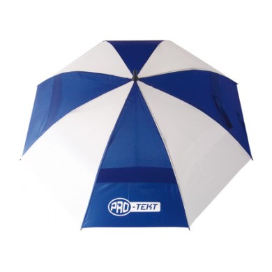 PRO-TEKT AUTO OPEN BROLLY WHITE/NAVY