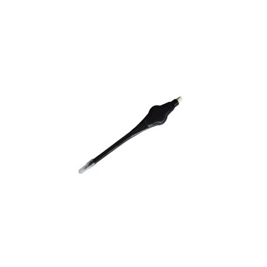 Plastová tužka s klipem a gumou s možností potisku, černá