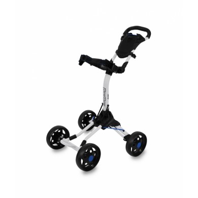 Ruční čtyřkolový golfový vozík Bag Boy QUAD JUNIOR White/Blue