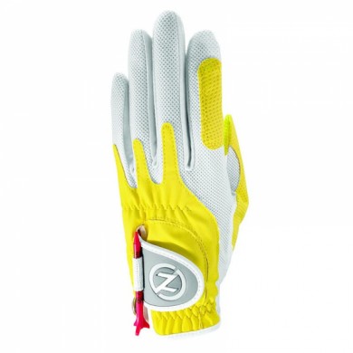 Zero Friction golfová rukavice dámská, performance levá Yellow, ONE SIZE