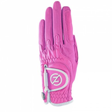 Zero Friction golfová rukavice dámská, cabretta levá Pink, ONE SIZE