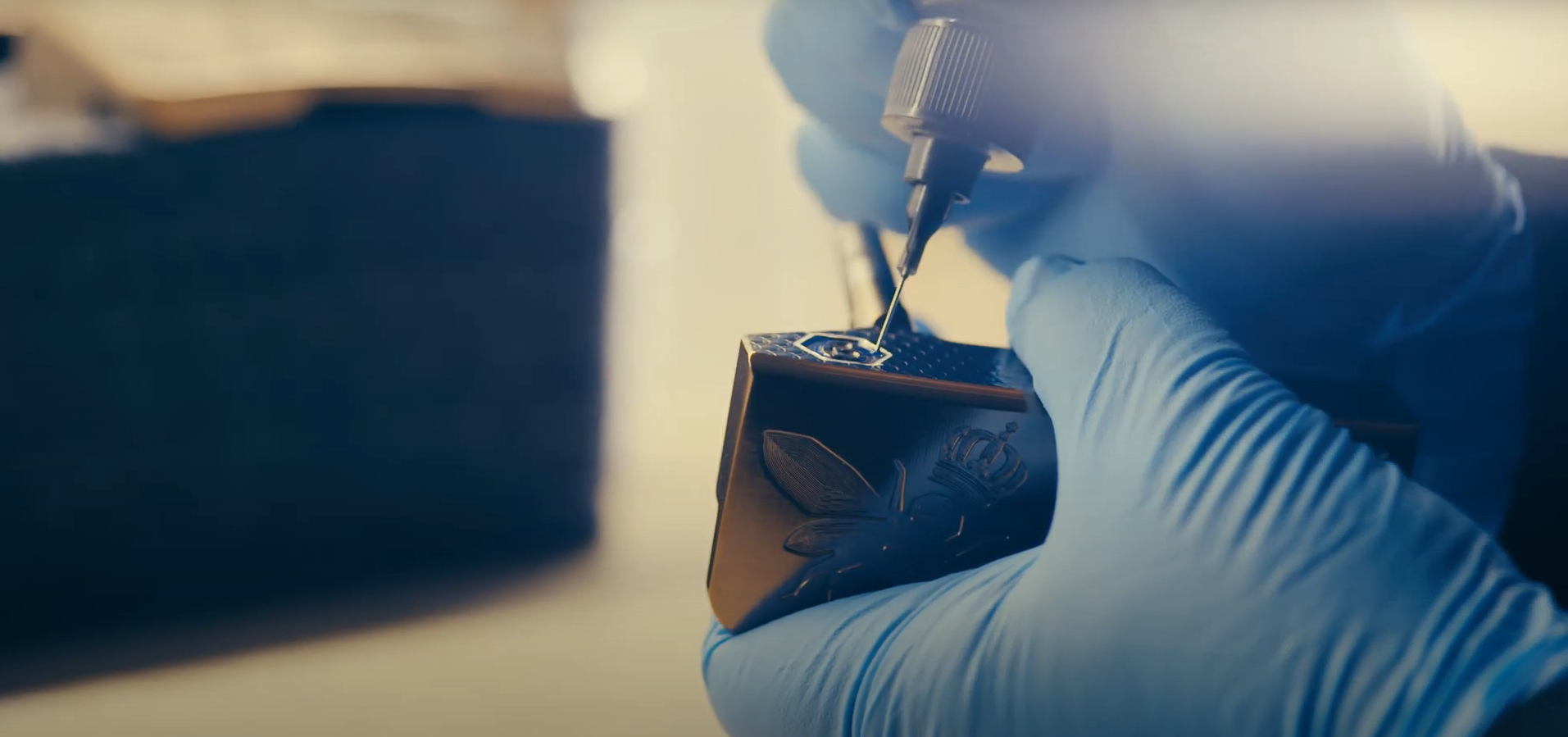 ručně vyráběné puttery s úderovou plochou honeycomb